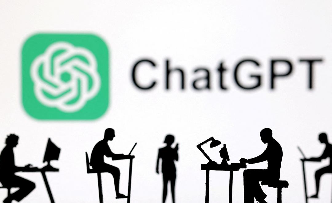 用ChatGPT寫作業，小心一個標題符號露出破綻。（圖／路透社）